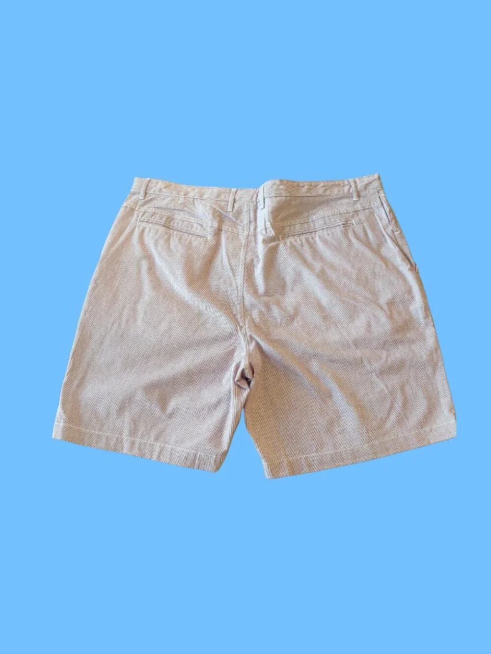 Winston Men’s Size 42 Red White Stripe Cotton Chino Shorts NWT